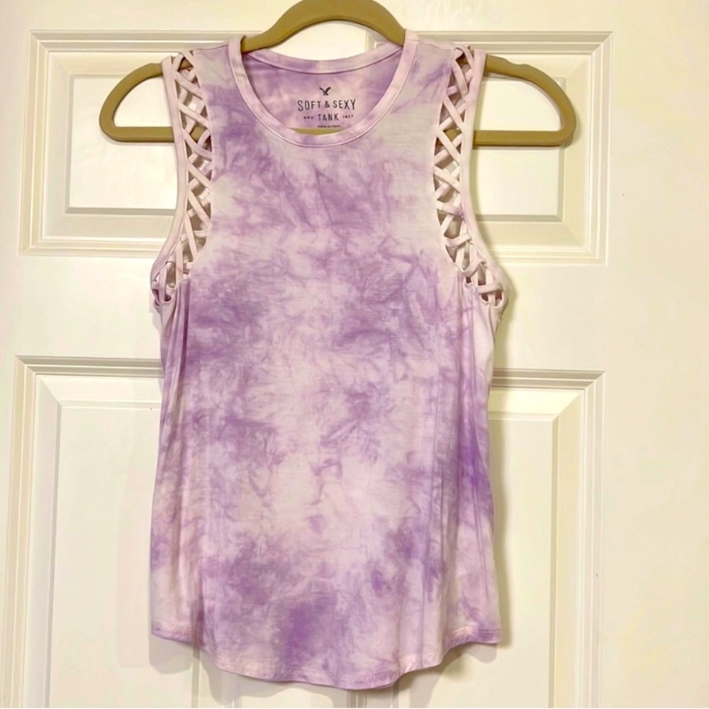 American Eagle soft & sexy tie dye tank top. EUC. Size XS.